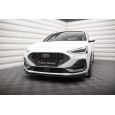 Maxton Design spoiler pod přední nárazník ver.7 pro Ford Focus ST Mk4, černý lesklý plast ABS, Hatchback / Estate