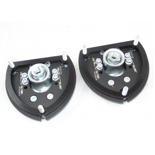 Silver Project nastavitelné horní uložení pro VW Golf 8, barva: černá