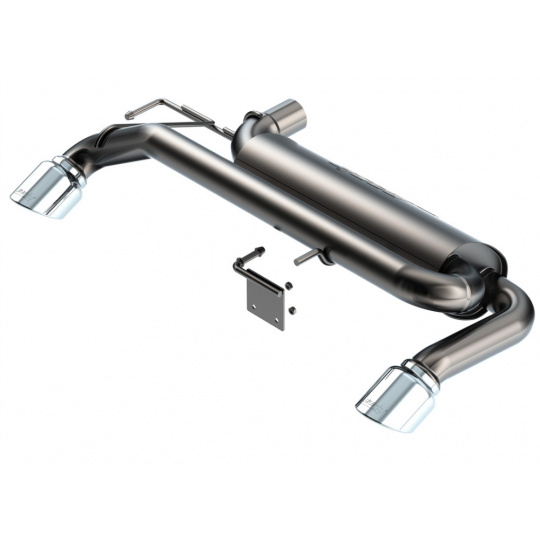 Borla koncový díl výfuku "Touring" pro Ford Bronco 2.3l 2/4-dvéř., aut./man. převodovka, 4WD, r.v. 2021-2023, typ koncovek: chromové