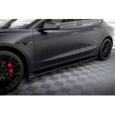 Maxton Design difuzory pod boční prahy ver.2 pro Tesla Model 3 Mk1, černý lesklý plast ABS Maxton Design difuzory pod boční prahy ver.2 pro Tesla Model 3 Mk1, černý lesklý plast ABS