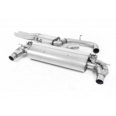 Milltek sport ValveSonic výfukový systém cat-back bez rezonátoru pro Audi RS3 Sportback 400PS (8V MQB - Facelift) s OPF/GPF 2019-2024, typ koncovek: oválné černé