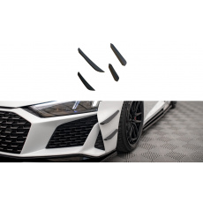 Maxton Design přítlačná křidélka předního nárazníku pro Audi R8 Mk2 Facelift, plast ABS bez povrchové úpravy Maxton Design přítlačná křidélka předního nárazníku pro Audi R8 Mk2 Facelift, plast ABS bez povrchové úpravy