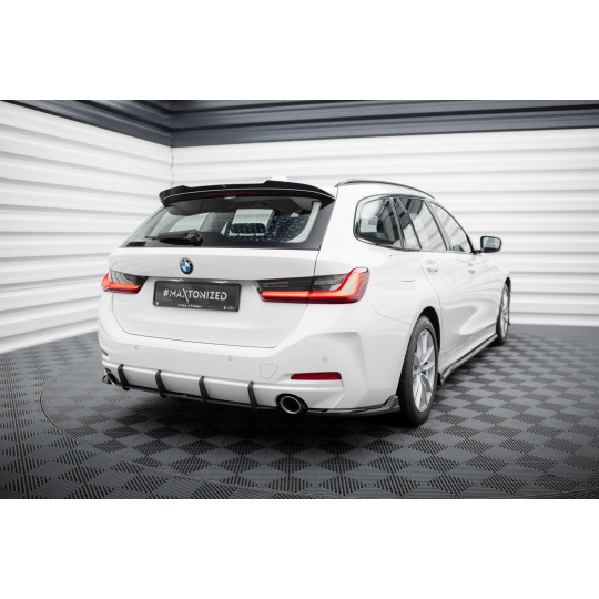 Maxton Design "Street Pro" difuzor zadního nárazníku pro BMW řada 3 G20 Facelift, G21 Facelift, plast ABS bez povrchové úpravy