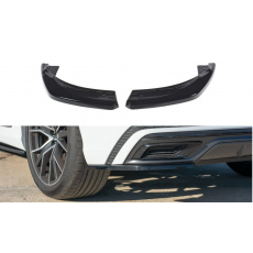 Maxton Design boční difuzory pod zadní nárazník pro Audi Q8 Mk 1, černý lesklý plast ABS