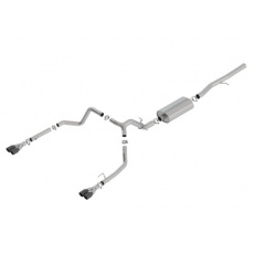 Borla Cat-Back výfukový systém "Touring" pro GMC Sierra 1500 6,2l V8, s aut. převodovkou, 2WD/AWD, EC/SB, CC/SHB, 147", r.v. 2019-2020, typ koncovek: černé