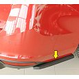 Rieger spoiler pod zadní nárazník na pravé straně pro Škoda Superb IV 3Y, NZ sedan r.v. 11/23-, plast ABS bez povrchové úpravy