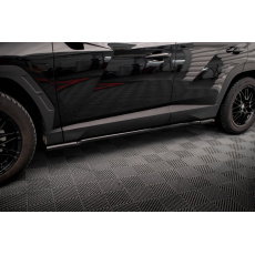 Maxton Design difuzory pod boční prahy pro Hyundai Tucson Mk4, černý lesklý plast ABS