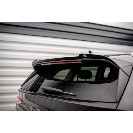 Maxton Design prodloužení spoileru pro Škoda Enyaq iV Mk1, černý lesklý plast ABS