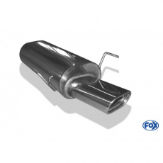 Fox Sportauspuff koncový tlumič výfuku s koncovkou 135x80 Typ 53 pro Peugeot 306 1993- s motorem 1.1, 1.4, 1.6