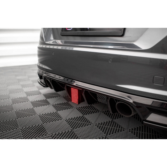 Maxton Design brzdové světlo pro Audi TT 8S, černý lesklý plast ABS, S-Line