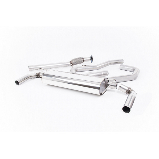 Milltek Sport výfukový systém cat-back bez rezonátoru (hlasitější) pro Hyundai I30 N 2.0 T-GDi (250PS - bez OPF) 2017-2018, GT-115 černé koncovky