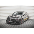 Maxton Design spoiler pod přední nárazník pro Mercedes CLA C118/AMG 45, černý lesklý plast ABS