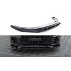 Maxton Design spoiler pod přední nárazník ver.2 pro Audi Q7 Mk2 S-Line, černý lesklý plast ABS