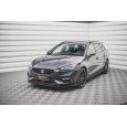 Maxton Design spoiler pod přední nárazník ver.2 pro Seat Leon FR Mk4, černý lesklý plast ABS