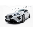 Maxton Design spoiler pod přední nárazník pro BMW řada 1 F70, černý lesklý plast ABS, M135i / M-Pack