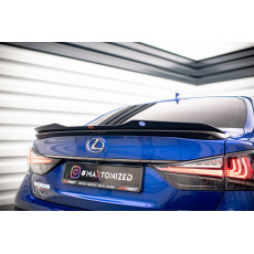 Maxton Design prodloužení spoileru pro Lexus GS F Mk4 Facelift, černý lesklý plast ABS Maxton Design prodloužení spoileru pro Lexus GS F Mk4 Facelift, černý lesklý plast ABS