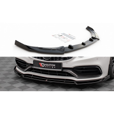 Maxton Design spoiler pod přední nárazník ver.2 pro Mercedes třída C W205 Facelift/63 AMG/Coupe, černý lesklý plast ABS