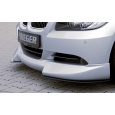 Rieger spoiler pod přední nárazník pro BMW řada 3 E90, E91 sedan, touring před faceliftem, r.v. 03/05-08/08, 08/05-08/08, plast ABS bez povrchové úpravy