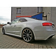 Maxton Design difuzory pod boční prahy pro Audi A5 8T, černý lesklý plast ABS