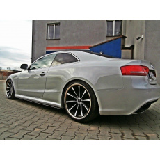 Maxton Design difuzory pod boční prahy pro Audi A5 8T, černý lesklý plast ABS Maxton Design difuzory pod boční prahy pro Audi A5 8T, černý lesklý plast ABS