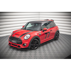 Maxton Design spoiler pod přední nárazník pro Mini Cooper F56 JCW, černý lesklý plast ABS