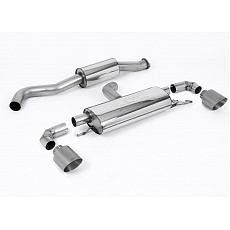 Milltek Sport výfukový systém OPF/GPF Back 3" / 76mm s rezonátorem pro Toyota Yaris GR/GR Circuit Pack 1.6T (s OPF/GPF) 2020-2024, typ koncovek: GT-115 titanové