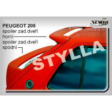 Stylla spoiler zadních dveří Peugeot 205 - horní