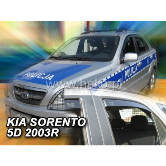 HEKO ofuky oken Kia Sorento (2002-2009) přední + zadní