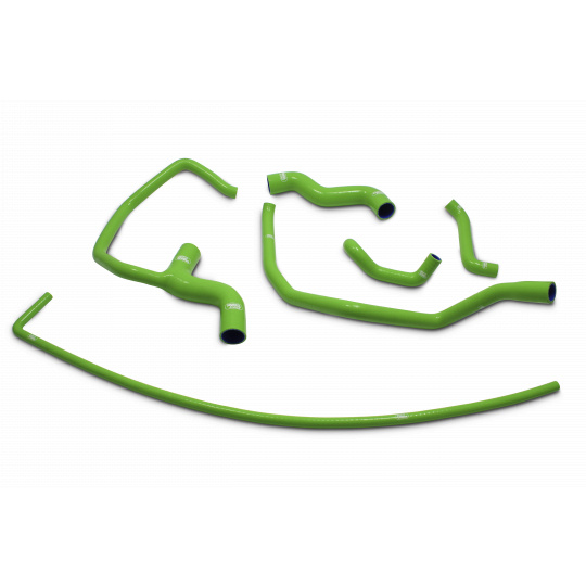 Samco Sport 5-dílná sada silikonových hadic pro vedení chladicí kapaliny pro Ford Fiesta XR2i Mk3 3/1989 - 3/1993 1.6l 8v CVH, barva: modrá