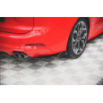 Maxton Design boční difuzory pod zadní nárazník ver.2 pro Ford Focus ST-Line Mk4, černý lesklý plast ABS, Combi