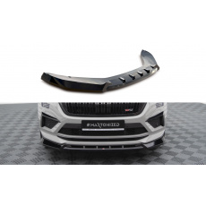 Maxton Design spoiler pod přední nárazník ver.2 pro Škoda Kodiaq RS Facelift, černý lesklý plast ABS Maxton Design spoiler pod přední nárazník ver.2 pro Škoda Kodiaq RS Facelift, černý lesklý plast ABS