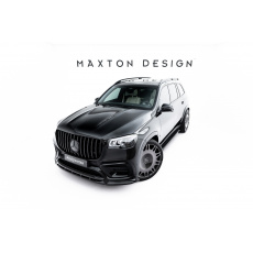 Maxton Design spoiler pod přední nárazník pro Mercedes GLS X167 AMG-Line Facelift, černý lesklý plast ABS