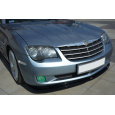 Maxton Design spoiler pod přední nárazník pro Chrysler Crossfire, černý lesklý plast ABS