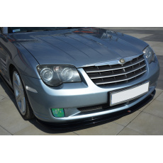 Maxton Design spoiler pod přední nárazník pro Chrysler Crossfire, černý lesklý plast ABS