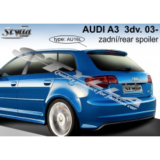 Stylla spoiler zadních dveří Audi A3 5dv (8P, 2004 - 2012) horní