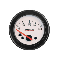 Sandtler série Racing přídavný ukazatel - hladina paliva pro pákový snímač