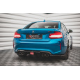 Maxton Design vložka zadního nárazníku pro BMW M2 F87, černý lesklý plast ABS
