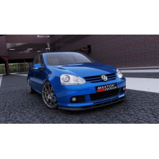 Maxton Design spoiler pod přední nárazník pro Volkswagen Golf Mk5, černý lesklý plast ABS Maxton Design spoiler pod přední nárazník pro Volkswagen Golf Mk5, černý lesklý plast ABS