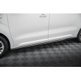Maxton Design difuzory pod boční prahy pro Citroen Jumpy Mk3, černý lesklý plast ABS
