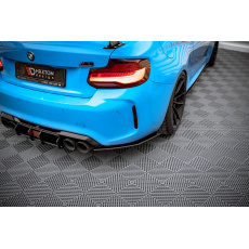 Maxton Design "Street Pro" boční difuzory pod zadní nárazník pro BMW M2 F87, plast ABS bez povrchové úpravy