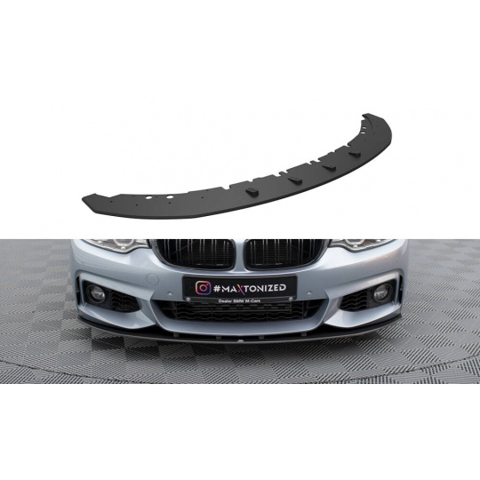 Maxton Design "Street Pro" spoiler pod přední nárazník pro BMW řada 4 F32, plast ABS bez povrchové úpravy, Coupe M-Pack