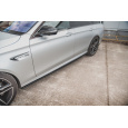 Maxton Design difuzory pod boční prahy pro Mercedes třída E W213/E63 AMG/Estate, černý lesklý plast ABS