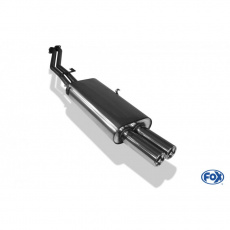 Fox Sportauspuff koncový tlumič výfuku s koncovkou 2x76 Typ 13 pro BMW řada 3 E30 -09/1987 s motorem 2.0, 2.5