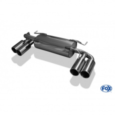 Fox Sportauspuff koncový tlumič výfuku s koncovkou 2x100 Typ 12 na obou stranách pro Subaru Impreza s motorem 2.0 D, 2.5