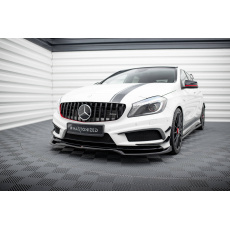 Maxton Design spoiler pod přední nárazník ver.4 pro Mercedes třída A W176 45 AMG, černý lesklý plast ABS Maxton Design spoiler pod přední nárazník ver.4 pro Mercedes třída A W176 45 AMG, černý lesklý plast ABS