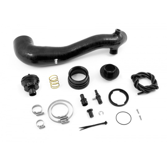 Forge Motorsport BOV ventil pro Audi A1 GB 35 do roku výroby 2022, barva hadice: černá, oddechový výstup: ano