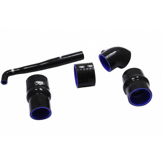 Samco Sport 7-dílná sada silikonových hadic pro vedení tlakového vzduchu pro Saab 900 1988 -1994 Turbo 8/16v 900 Convertible, barva: modrá