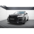 Maxton Design spoiler pod přední nárazník ver.2 pro Audi SQ7 Mk2, černý lesklý plast ABS