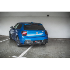 Maxton Design "Racing durability" zadní difuzor pro BMW řada 1 F20 M135I, plast ABS bez povrchové úpravy, s černou a červenou linkou