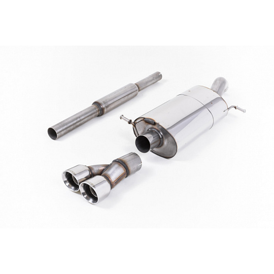 Milltek Sport výfukový systém cat-back bez rezonátoru (hlasitější) pro Volkswagen Polo GTI 1.8 TSI 192PS (3/5-dvéř.) 2015-2018, typ koncovek: GT-80 leštěné